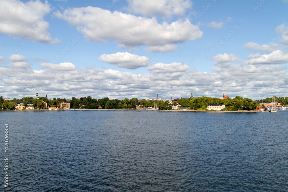 Ciudad de Estocolmo o Stockholme en el pais de Suecia o Sweden