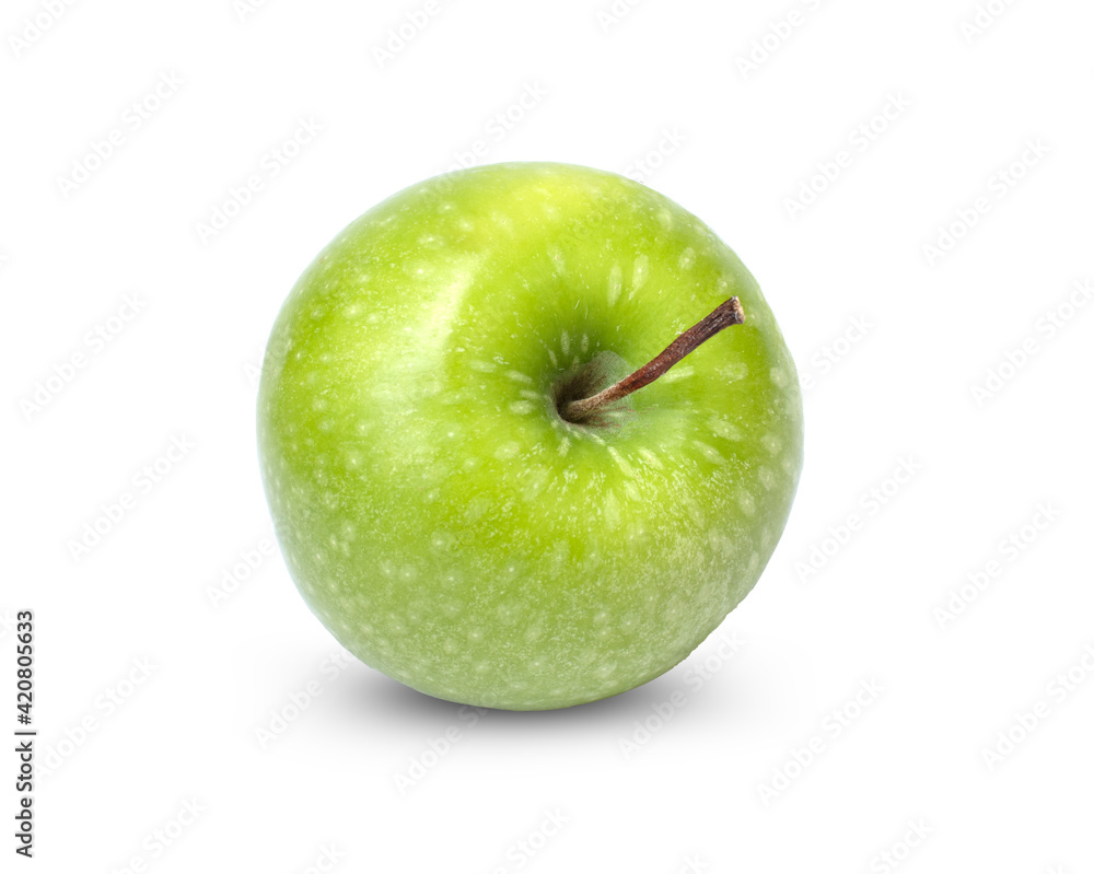 Fresh green apple isolated on white background Fresh green apple isolated on white background