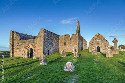 Clonmacnoise abbey, Ireland photo