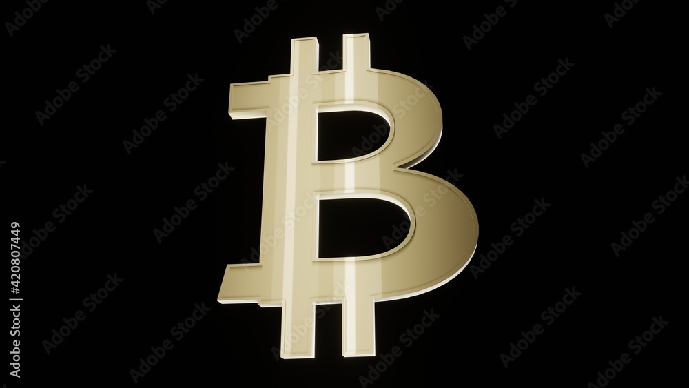 Simple Bitcoin Symbol Simple Bitcoin Symbol