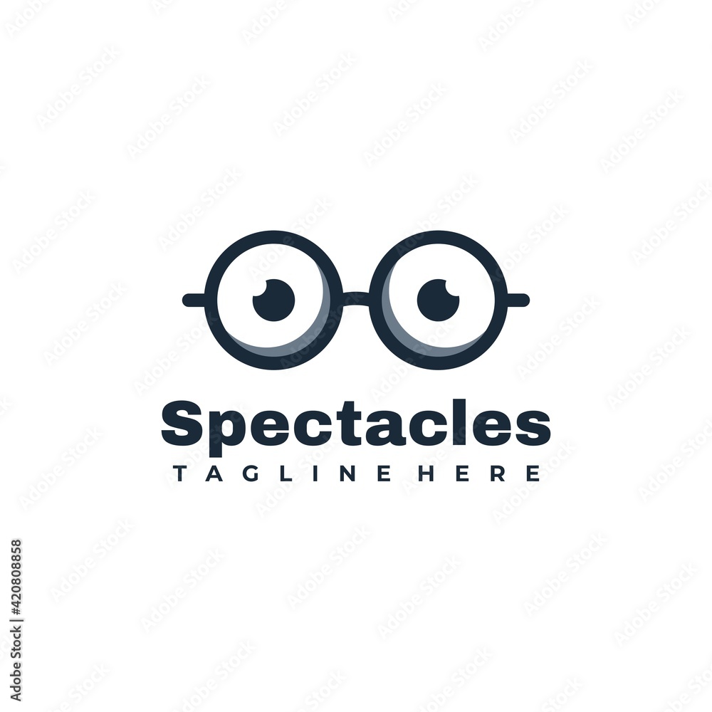 spectacles mascot logo design vector illustration spectacles mascot logo design vector illustration