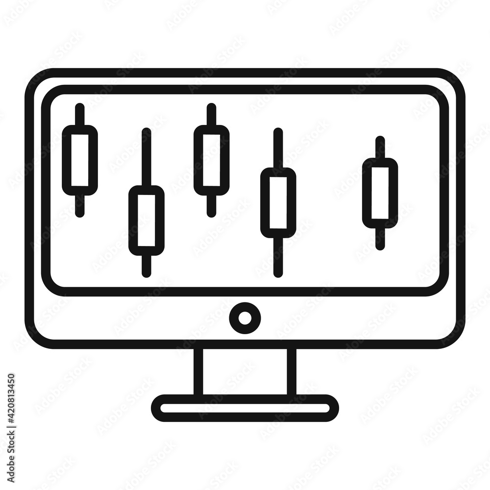 Technical restructure icon, outline style Technical restructure icon, outline style