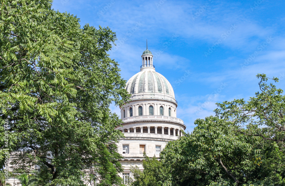 Obraz premium Le Capitole de la Havane, Cuba