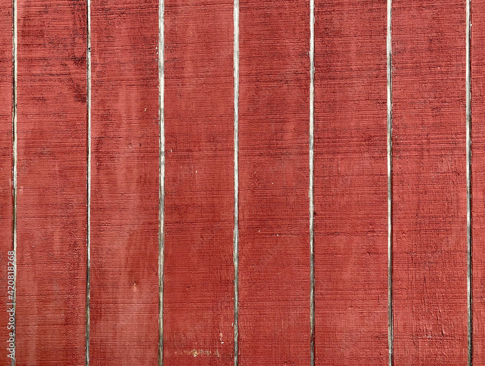 Fototapeta premium Red Wood Barn Side Texture