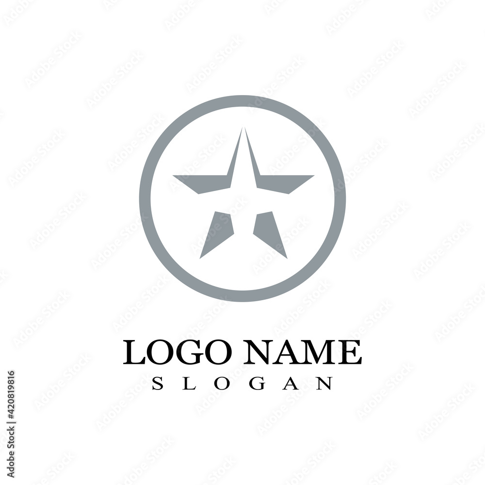 Star icon Template vector illustration design Star icon Template vector illustration design