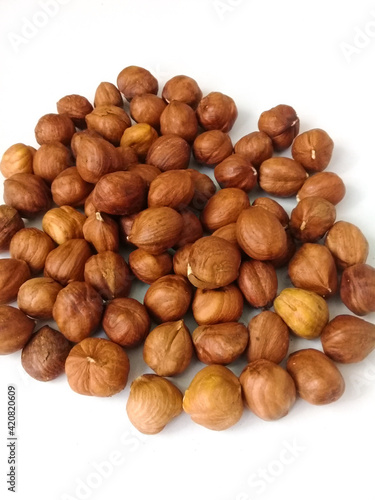 hazelnuts and almonds