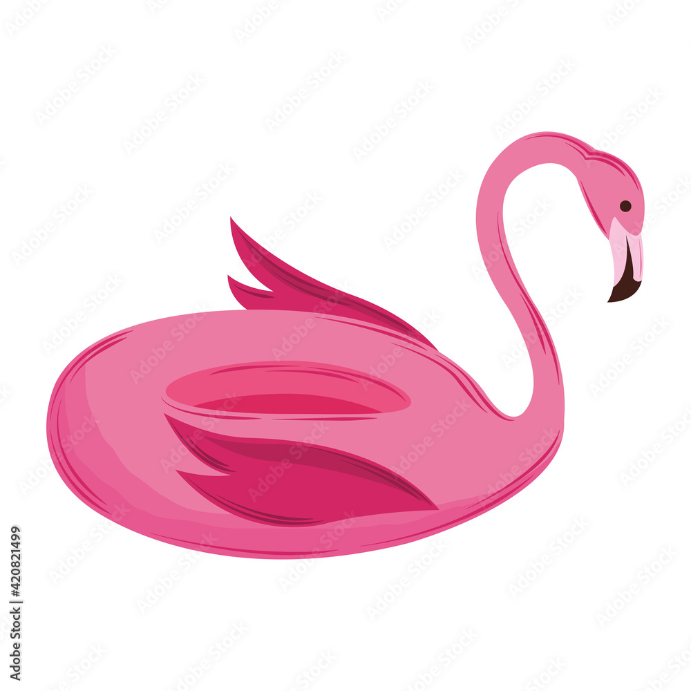flamingo float isolated flamingo float isolated