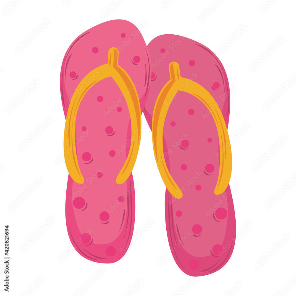 flip flops isolated flip flops isolated