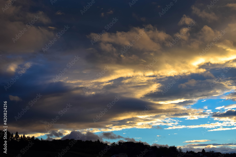 Bewölkter Himmel Bewölkter Himmel