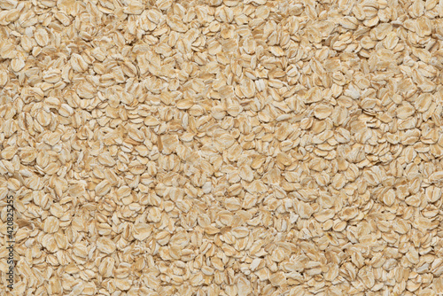 oatmeal background. top view. food background.