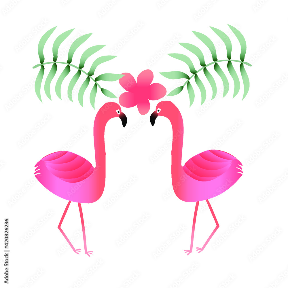 Fototapeta premium pink flamingo in the water