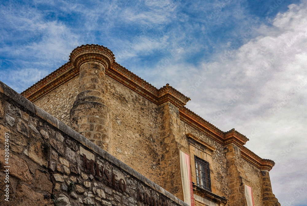 Old building in Caravaca de la Cruz, Murcia, Spain