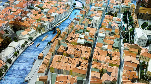 Photos KALININGRAD, RUSSIA .Historical model of the city of Kaliningrad