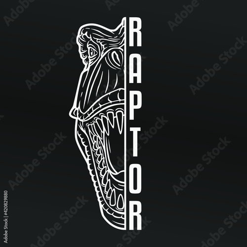 Skulls Icon Illustration Vector Design. Sport Style College Letters. Skeleton Face Death Symbol.