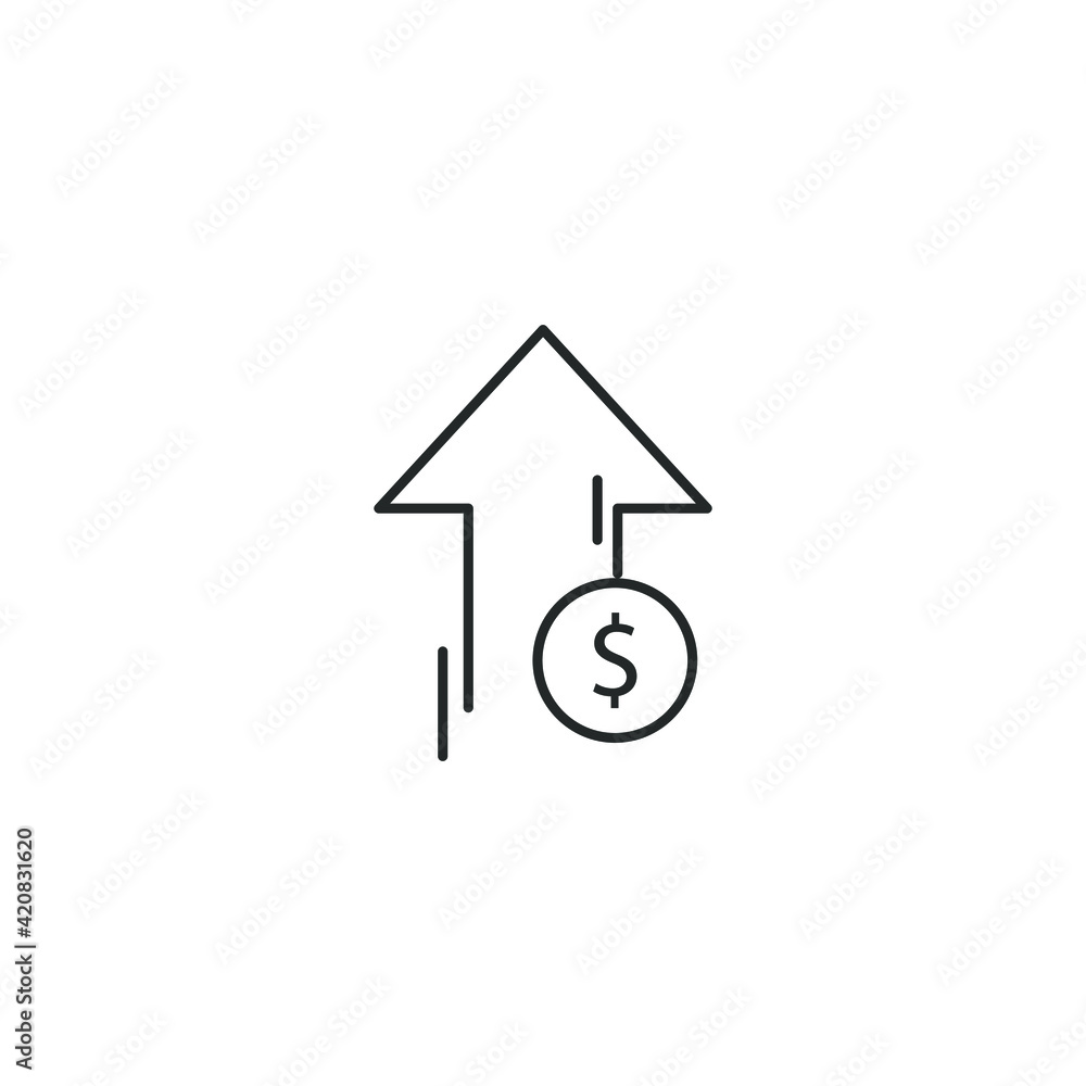 Financial icon, isolated Financial sign icon, vector illustration Financial icon, isolated Financial sign icon, vector illustration