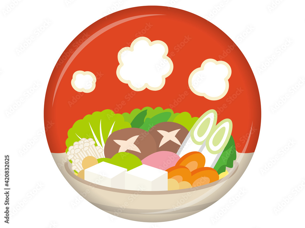 暖かい鍋料理 暖かい鍋料理
