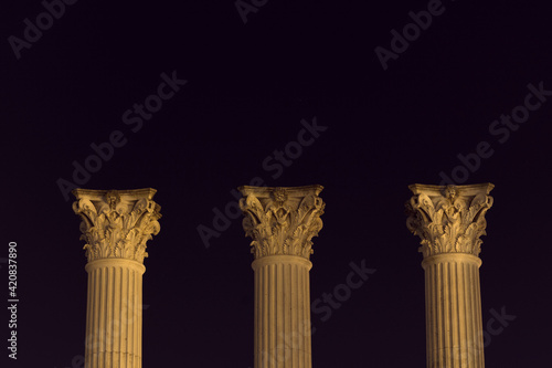 columnas romanas, templo romano Córdoba