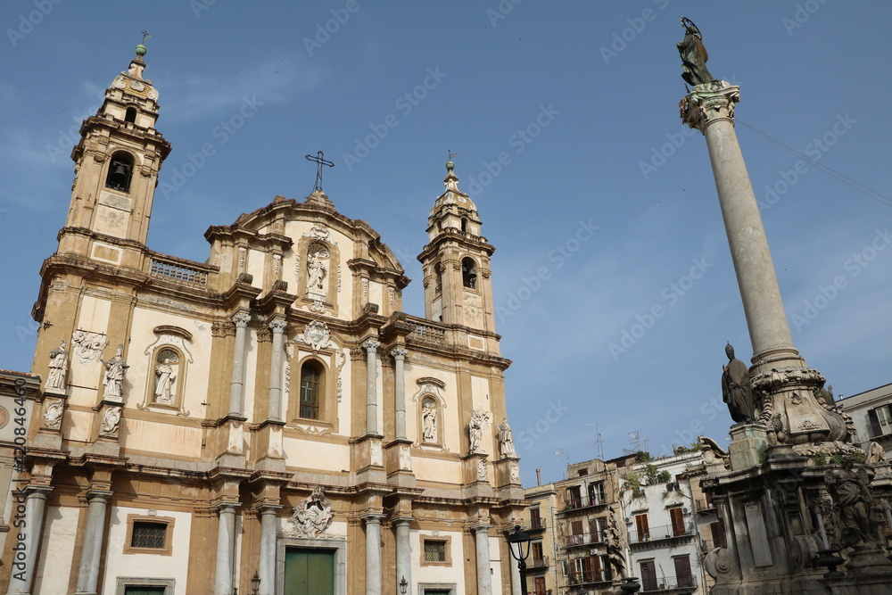 Church San Domenico in Palermo, Sicily Italy
