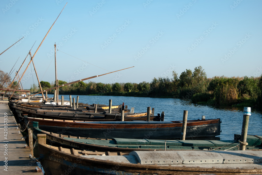 Fototapeta premium Pier and boats
