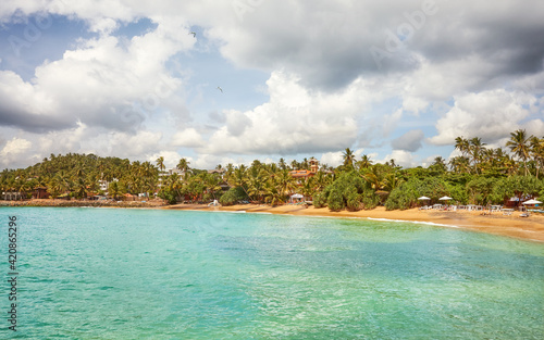 Fototapeta Naklejka Na Ścianę i Meble -  Beautiful scenery of Sri Lanka West Coast.