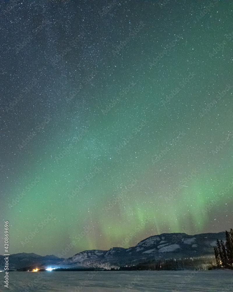 Amazing green, magnificent display of northern lights seen in the ...