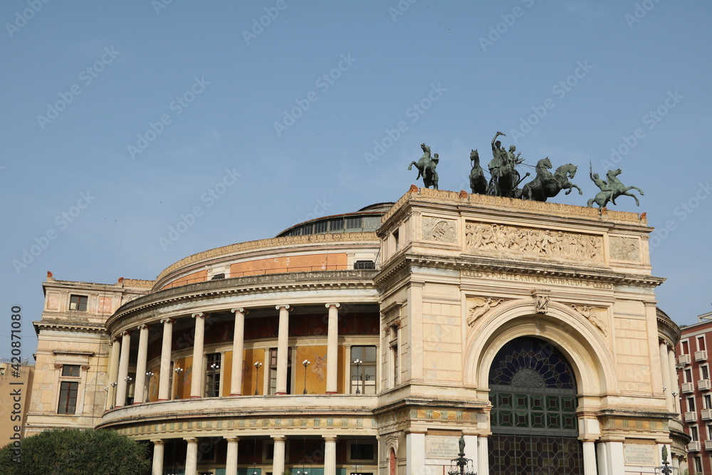 Theater in Palermo, Sicily Italy