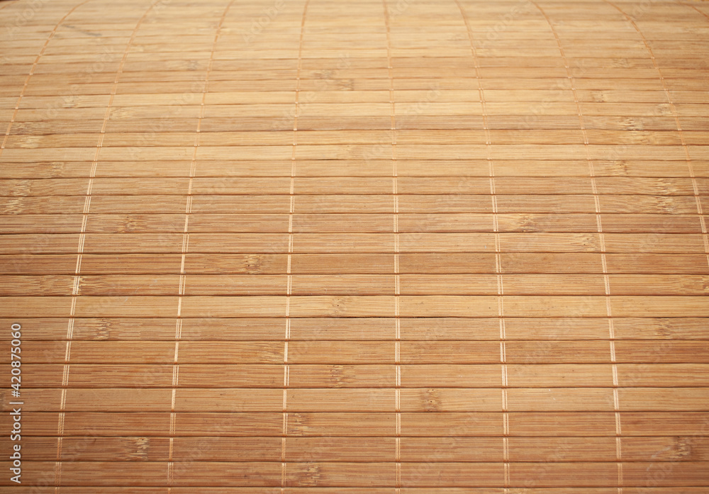 Brown beige bamboo wood mat background texture Brown beige bamboo wood mat background texture