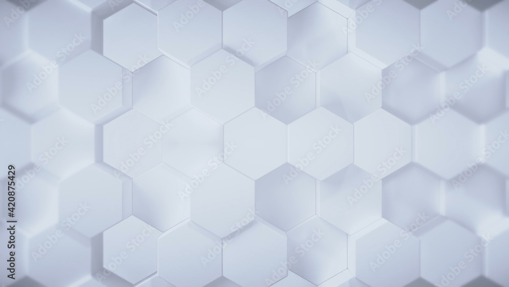 Hexagons 3D Background Corporate Business Promotion Hexagons 3D Background Corporate Business Promotion