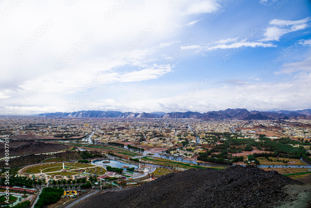 Hail City landscape - Saudi Arabia - Panoramic view Ḥaʼil Province ksa
