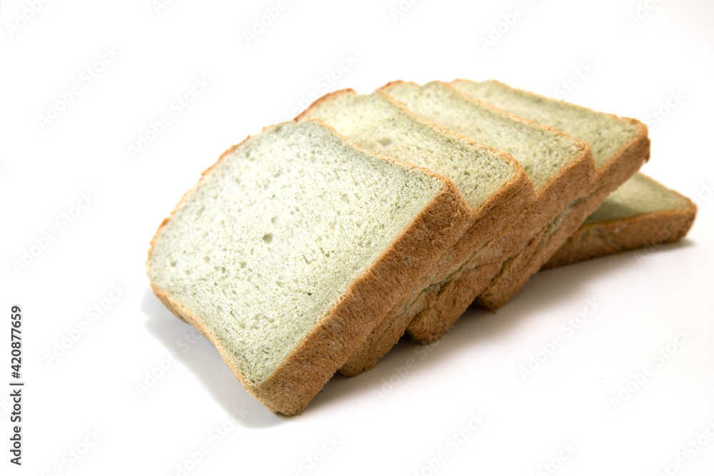 白背景の蓬食パン