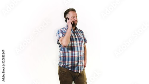 Man talks on the phone and isn't happy #TheCoolStockGuy