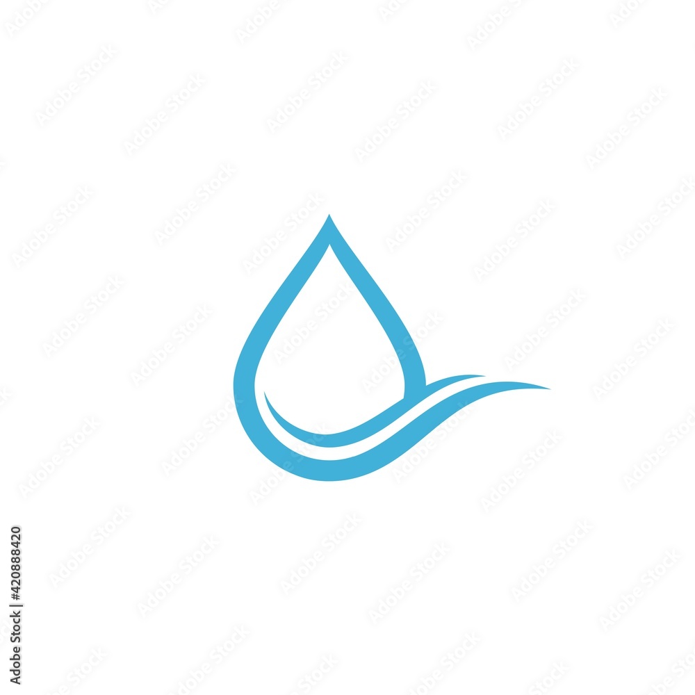 Water Drop Logo template vector icon illustration Water Drop Logo template vector icon illustration