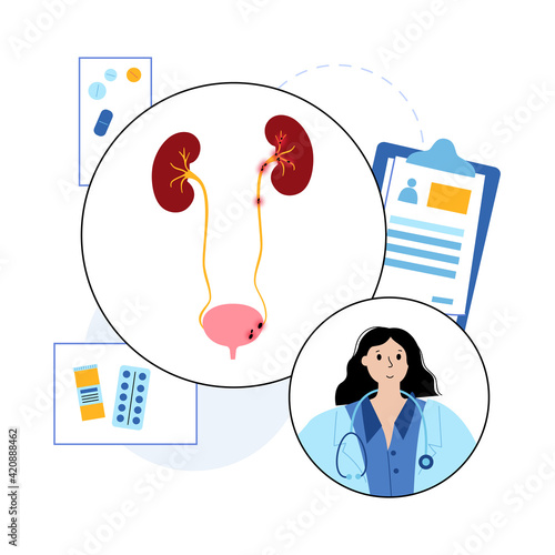 Kidney disease concept