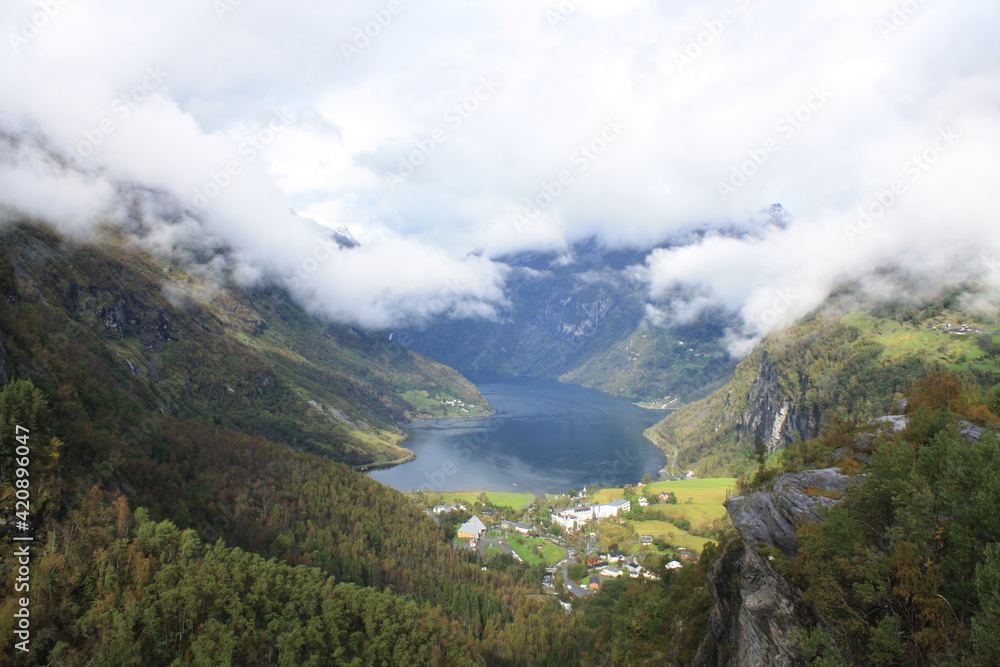 Fototapeta premium Geiranger, Noruega.