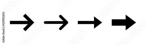 Arrow icon set. Arrow symbol. Arrow sign for your web design
