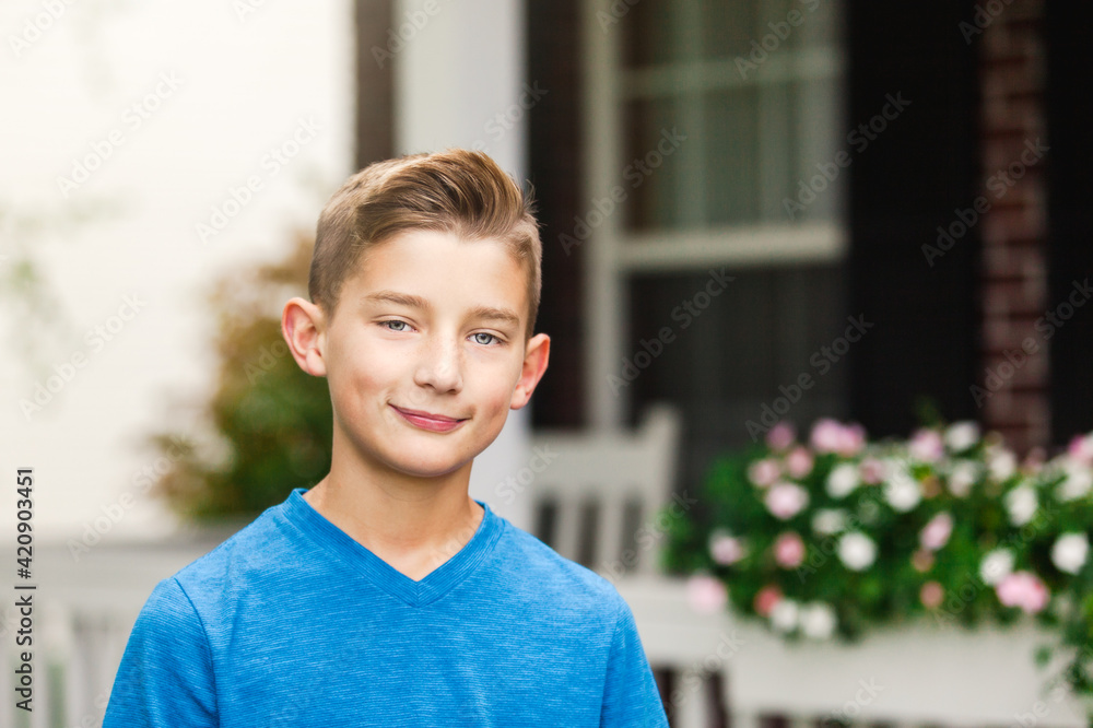 Portrait of young boy Portrait of young boy