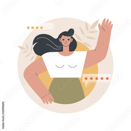 Brand persona abstract concept vector illustration.