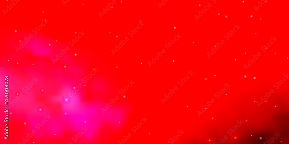 Light Red vector texture with beautiful stars. Light Red vector texture with beautiful stars.