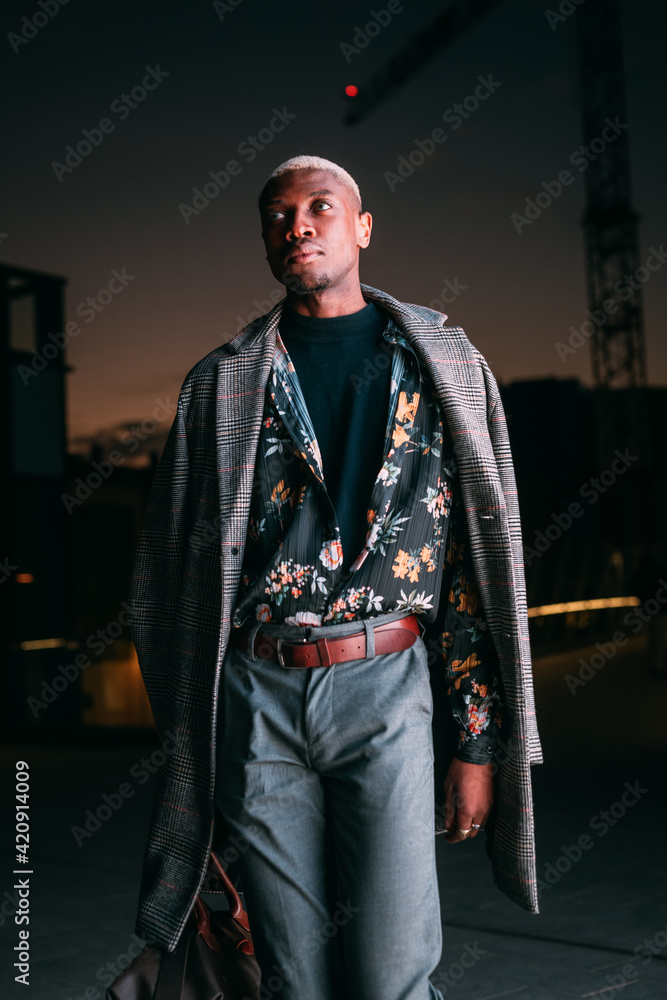 Portrait of stylish man, Milan, Italy Portrait of stylish man, Milan, Italy