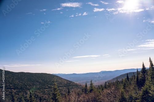 view from the top of the mountain, Mont Megantic