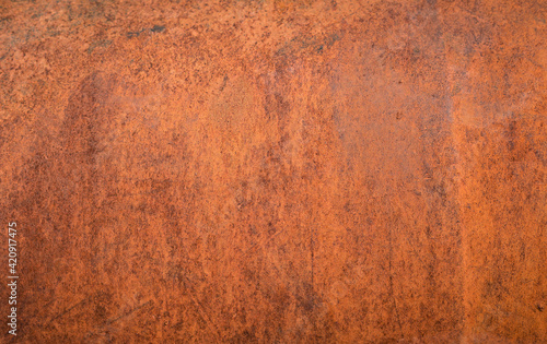 Grunge rusted metal texture, rust, and oxidized metal background. Old metal iron panel