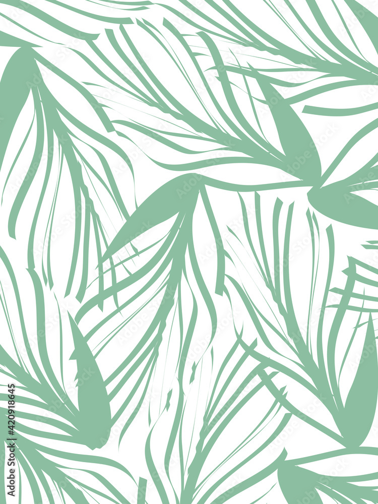 seamless pattern with green leaves seamless pattern with green leaves