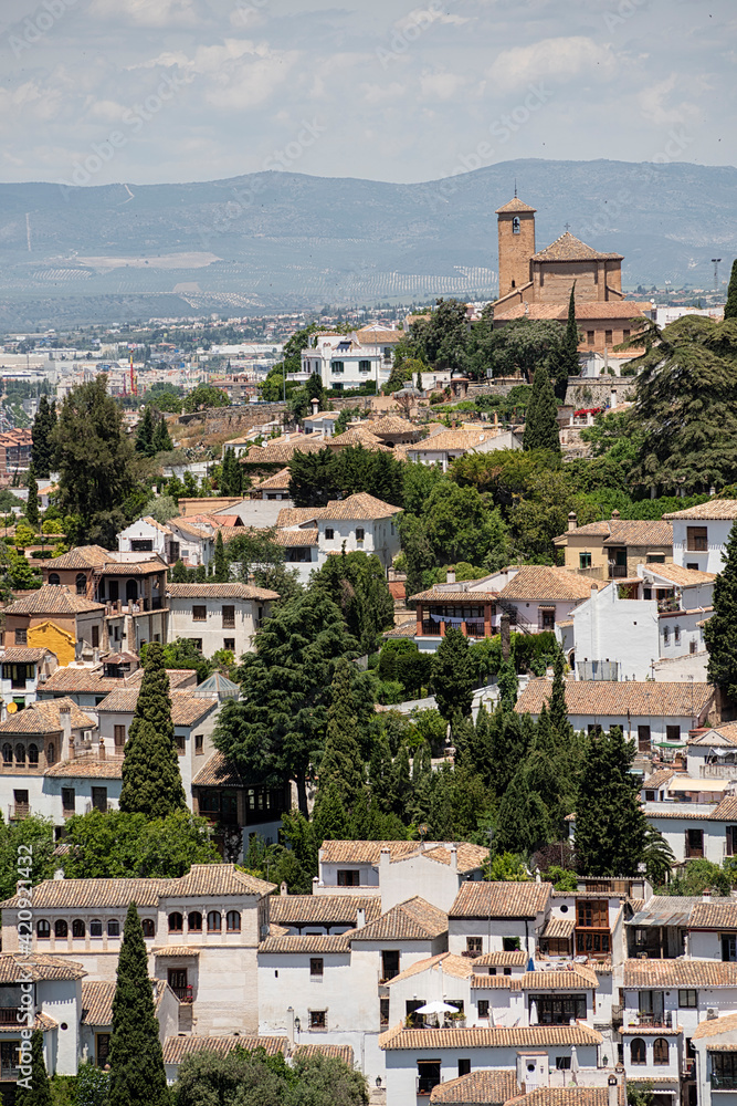 Fototapeta premium Views of Granada city