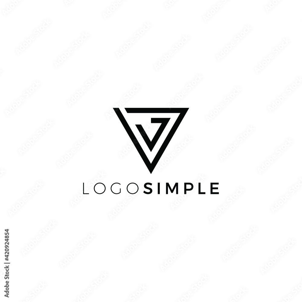 V Triangle Logo for your brand V Triangle Logo for your brand