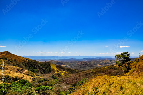 landscape with blue sky and clouds © Andres