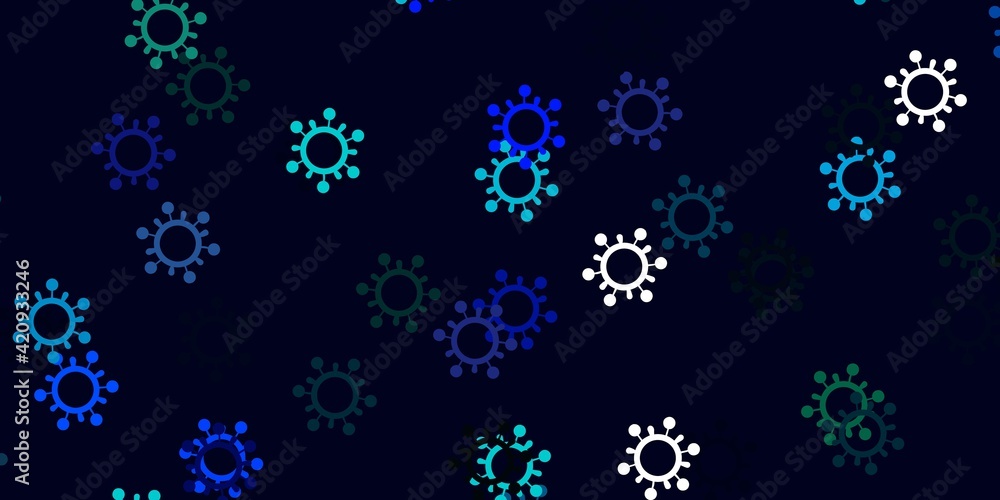 Light blue vector texture with disease symbols. Light blue vector texture with disease symbols.