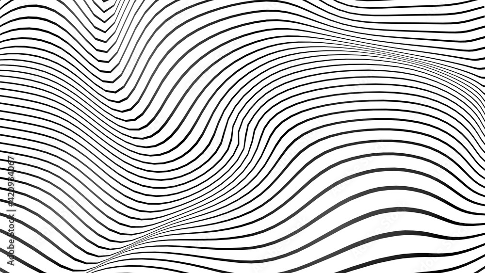 Black and white curve wave line abstract background. Black and white curve wave line abstract background.