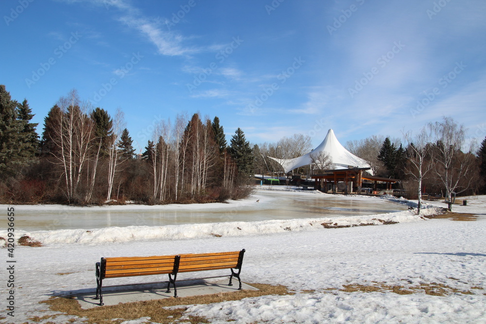Last Winter Day, William Hawrelak Park, Edmonton, Alberta
