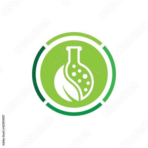 Natural medicine logo images illustration