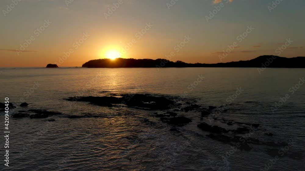 Beautiful cinematic aerial view of the Carrillo Beach in Guanacaste Costa Rica Beautiful cinematic aerial view of the Carrillo Beach in Guanacaste Costa Rica